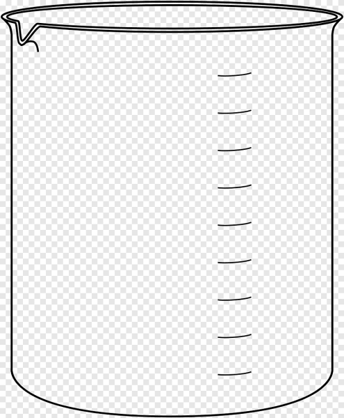 Химический стакан без фона