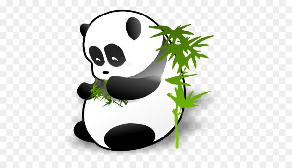 Панда без фона