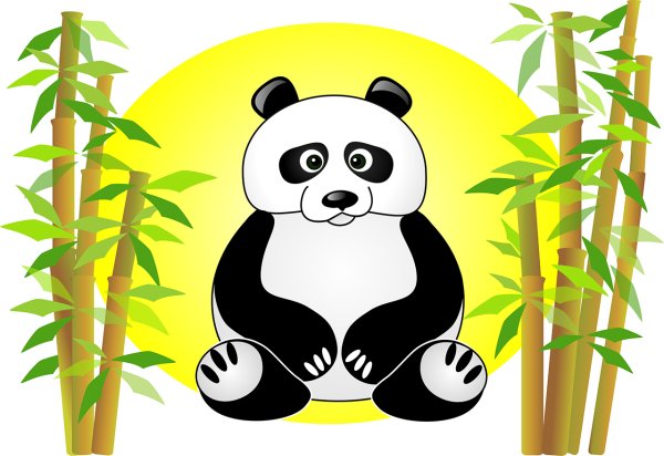Эмблема изображение панды