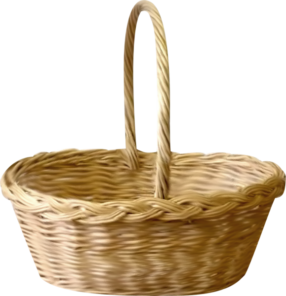 Дети с корзинкой