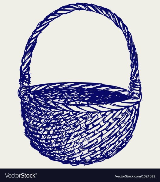 Корзина для рисования детям