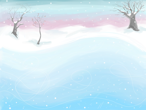 Зимний фон для малышей