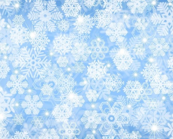 Фон снежинки