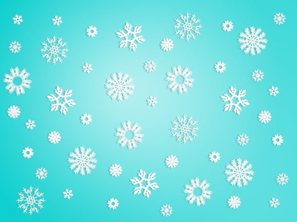 Фон снежинки