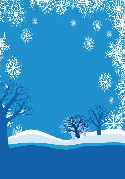 Зимний фон для фотошопа