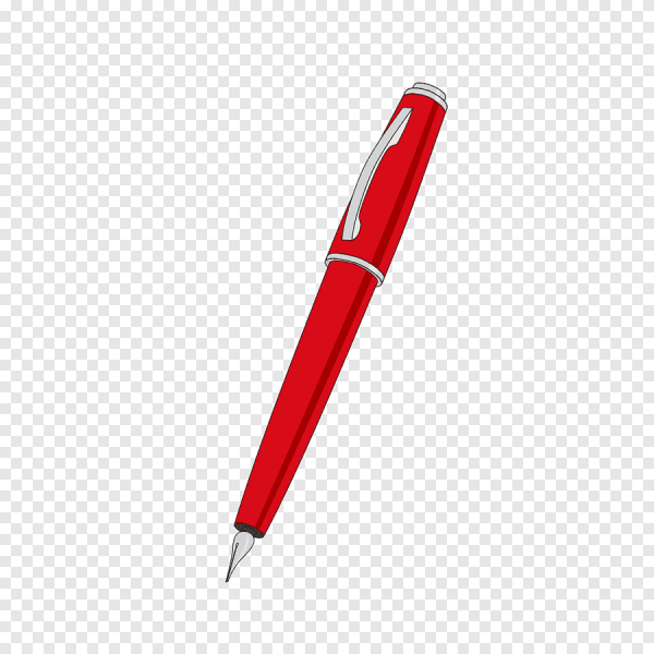 Ручка на прозрачном фоне