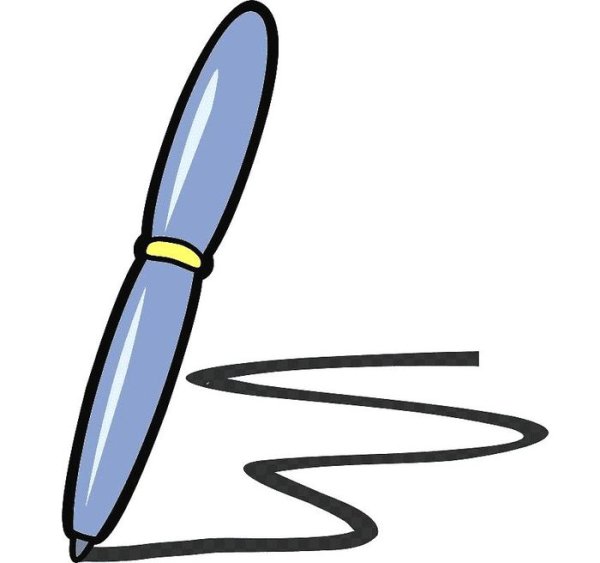 Ручка мультяшная