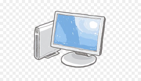 Компьютер рисунок без фона