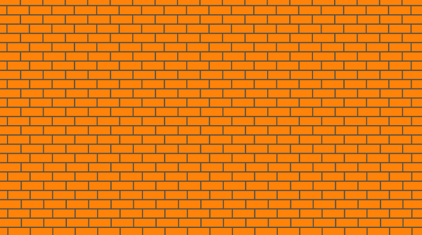 Оранжевый кирпич стена