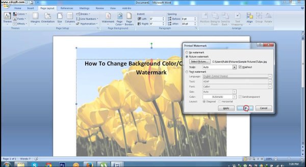 Фон для ворд 2010