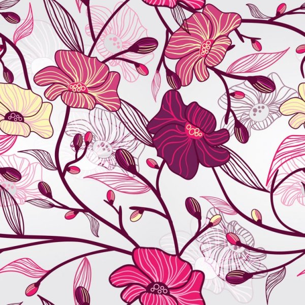 Паттерны цветы