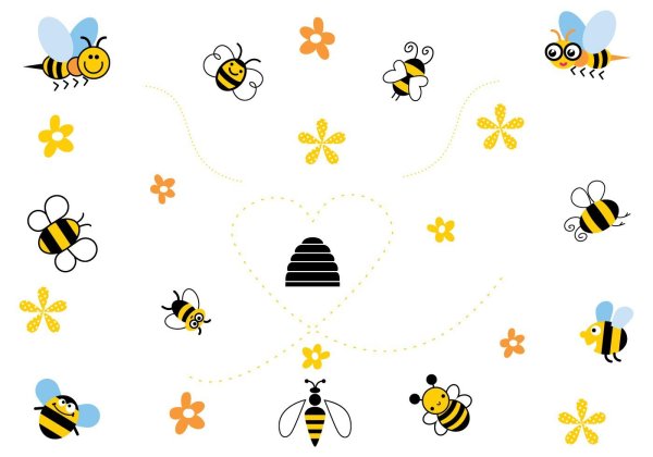 Фон для презентации пчелки