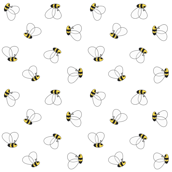 Бумага для скрапбукинга с пчелами