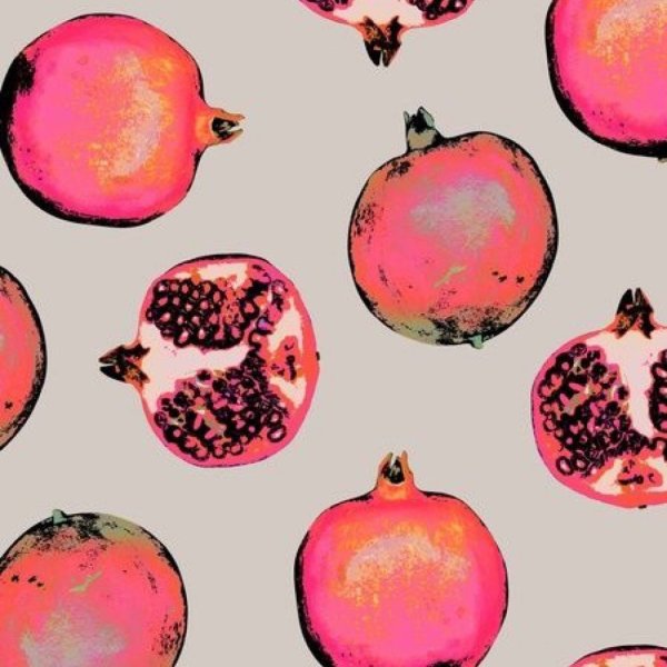 Гранат принт фрукт