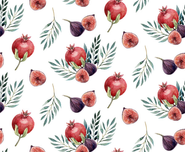 Фон с гранатами