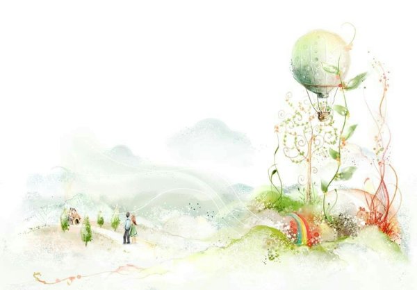 Детские фоны акварель