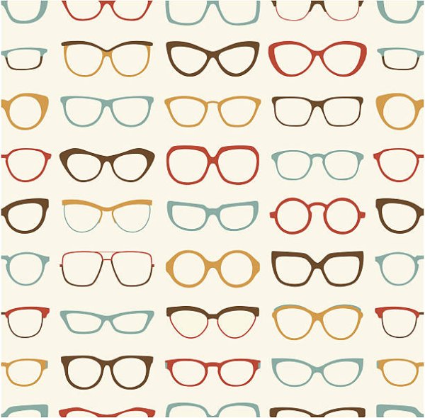 Фон очки иллюстрация