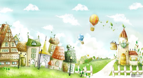 Сказочные фотообои в детскую