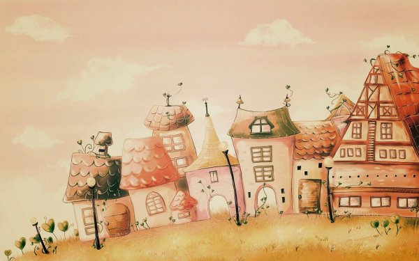 Мультяшный город