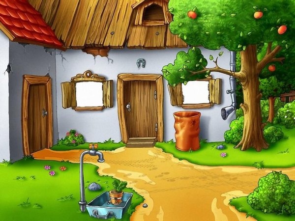 Домик в деревне для детей