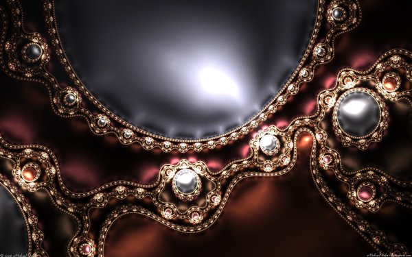 Драгоценности на черном фоне