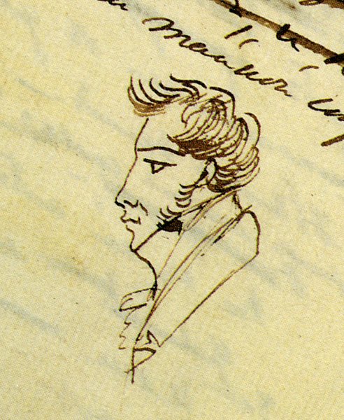 Наброски Пушкина на полях его рукописей