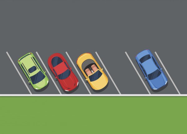 Парковка мультяшная