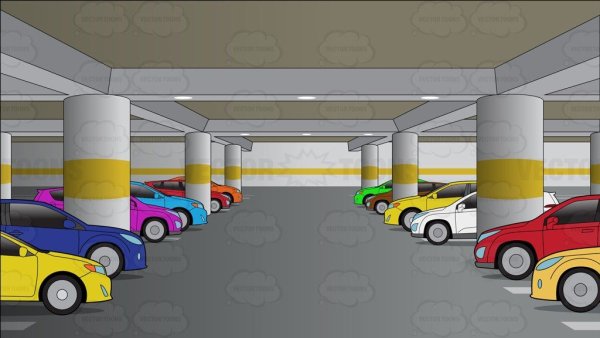 Парковка нарисованная