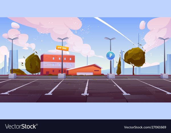 Парковка cartoon