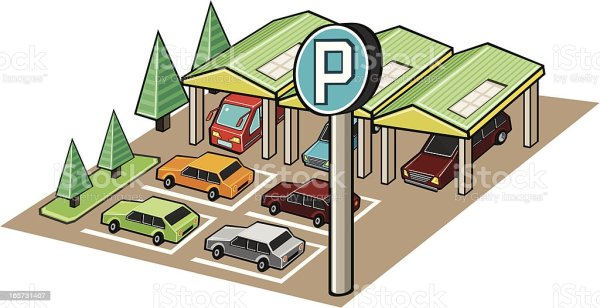 Парковка мультяшная