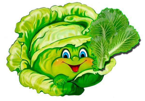 Маска капусты для детей на голову