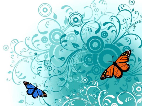 Бирюзовый фон