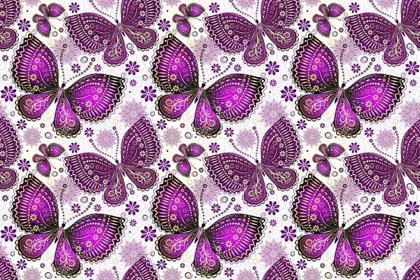 Фиолетовые узоры