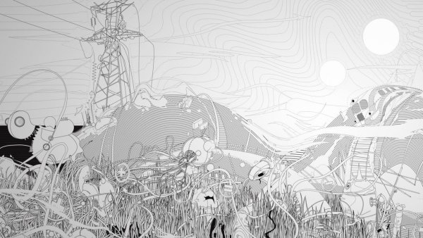 Графика абстракция