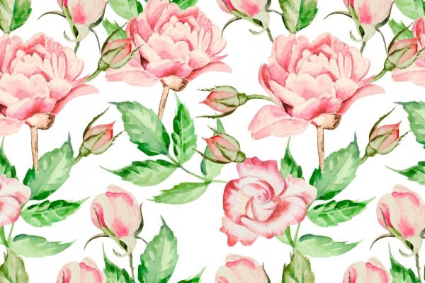 Паттерн цветы пионы