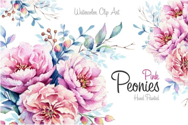 Цветочный акварельный фон