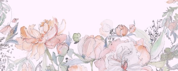 Иллюстрации в пастельных тонах