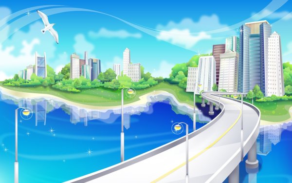 Нарисованный город