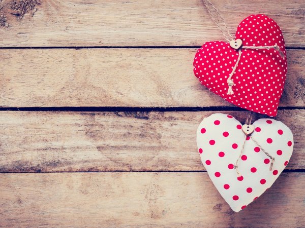 Красивый фон с сердечками