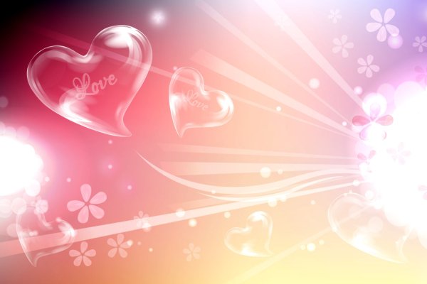 Романтический фон