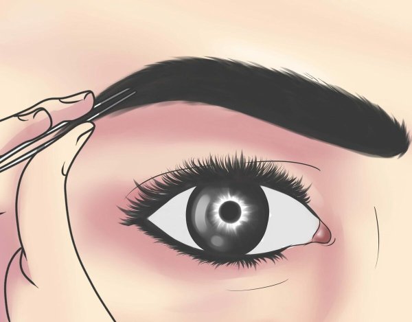 Брови мультяшные