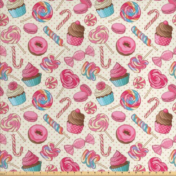 Ткань с пончиками