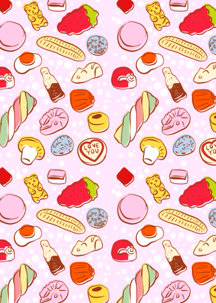 Фон сладости