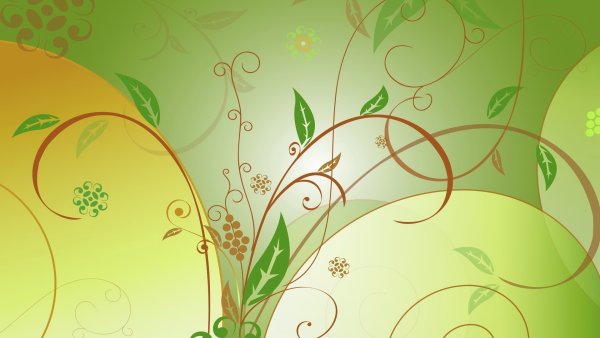 Фон растительный орнамент