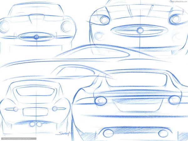 Машина в перспективе