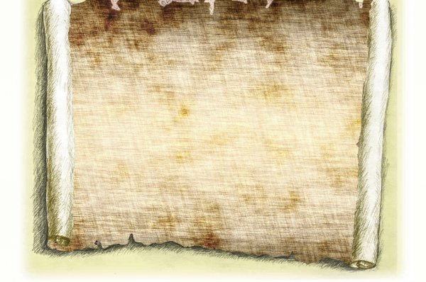 Состаренный лист бумаги