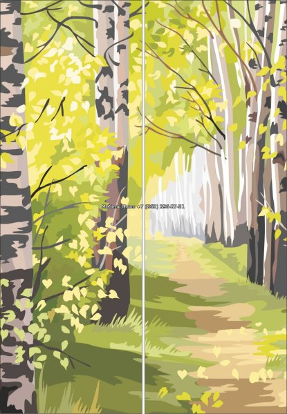 Березка вектор