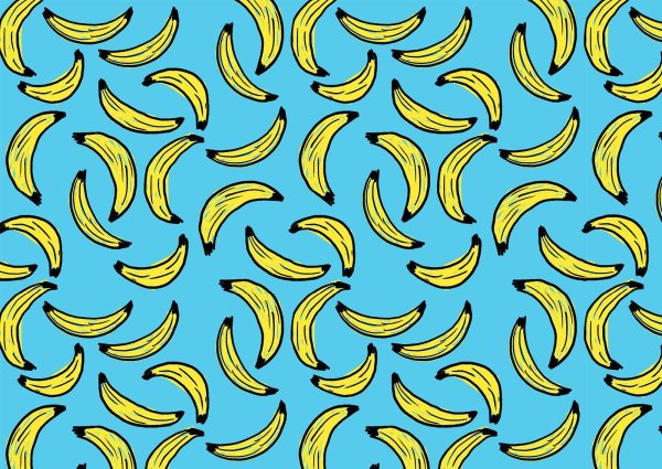 Принт бананы