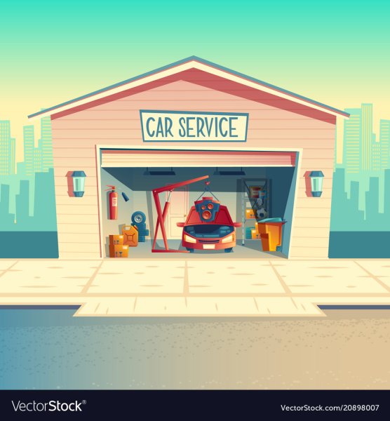 Мультяшные гаражи