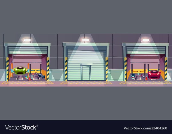 Гараж вектор